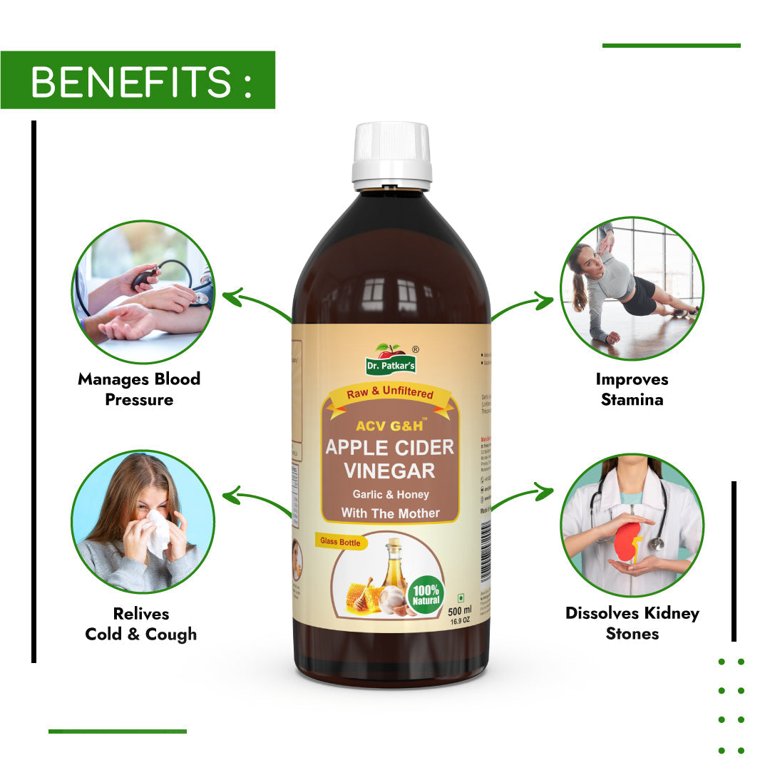 Dr. Patkars Apple Cider Vinegar with Garlic & Honey