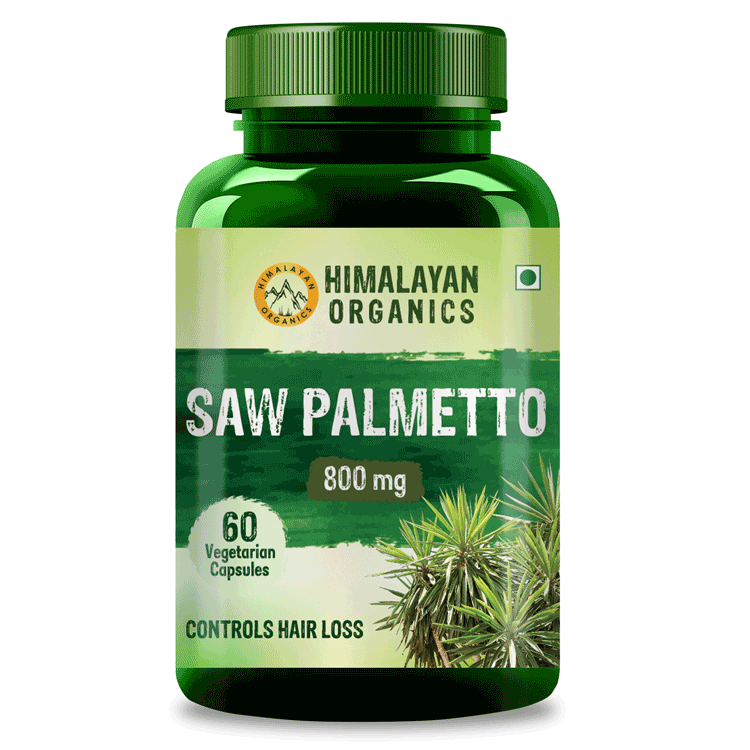 Himalayan Organics Saw Palmetto 800 mg Vegetarian - 60 tabs