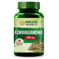 Himalayan Organics Ashwagandha 1000 mg Vegetarian Capsules - 120 Caps