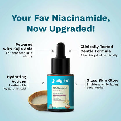 Pilgrim 10% Niacinamide Serum For Acne Marks