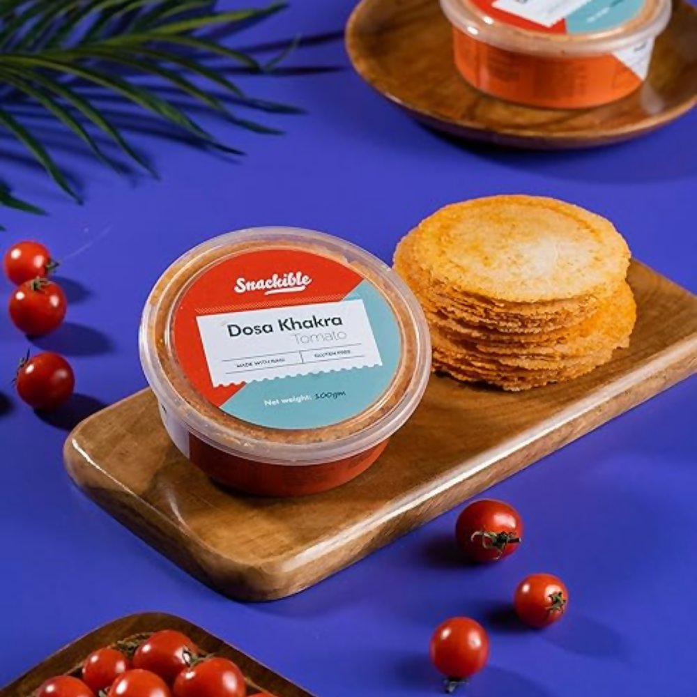 Snackible Tomato Dosa Khakra