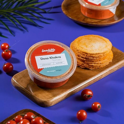 Snackible Tomato Dosa Khakra