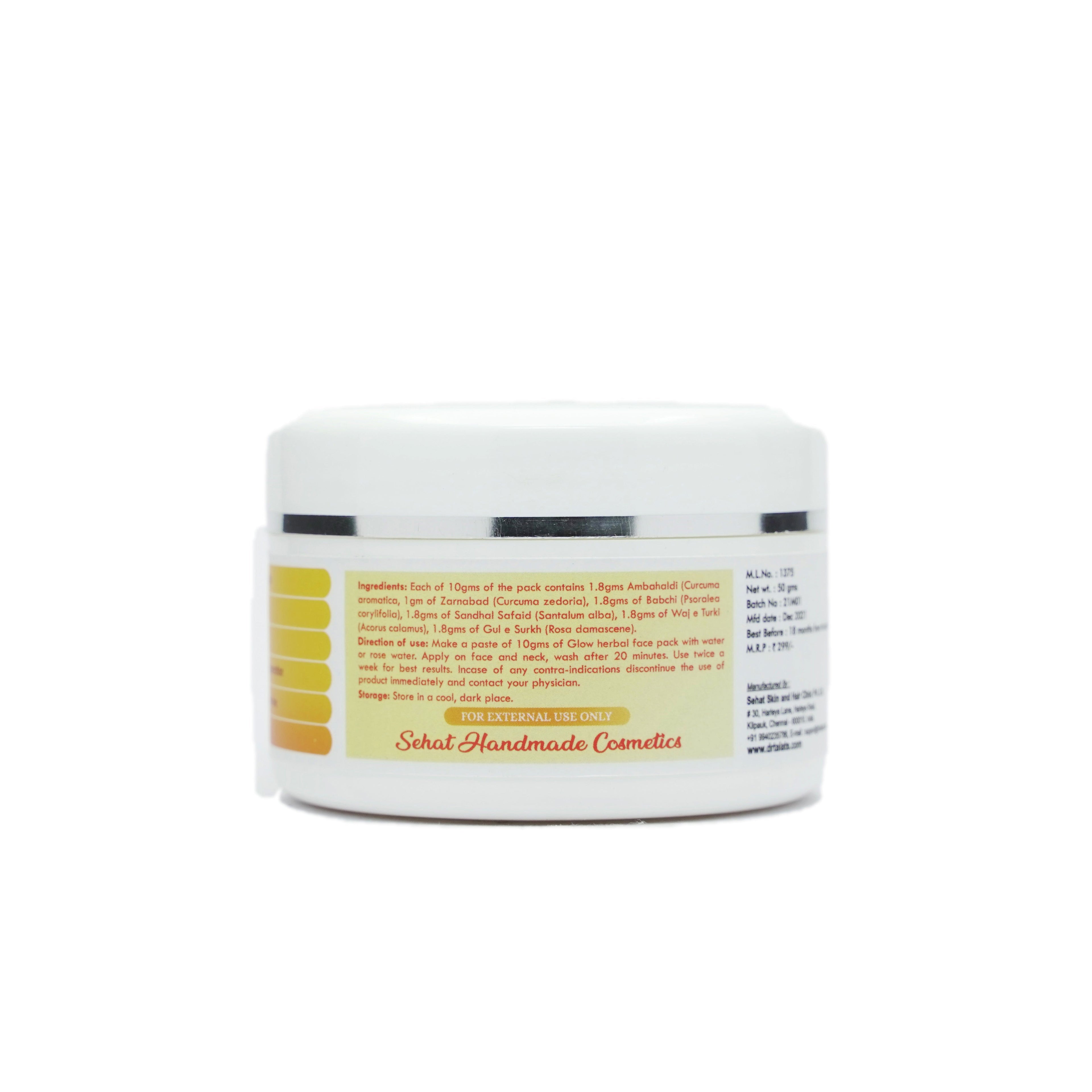 Dr. Talat's Glow face pack - 50 gms