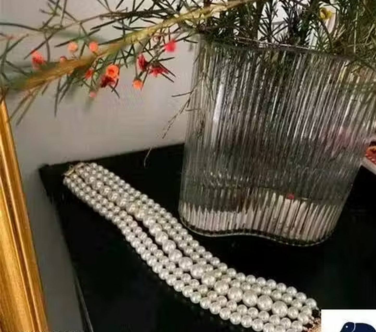 Jewel City White Multi-Strand Pearl Choker Necklace | Elegant Layered Pearl Statement Jewelry