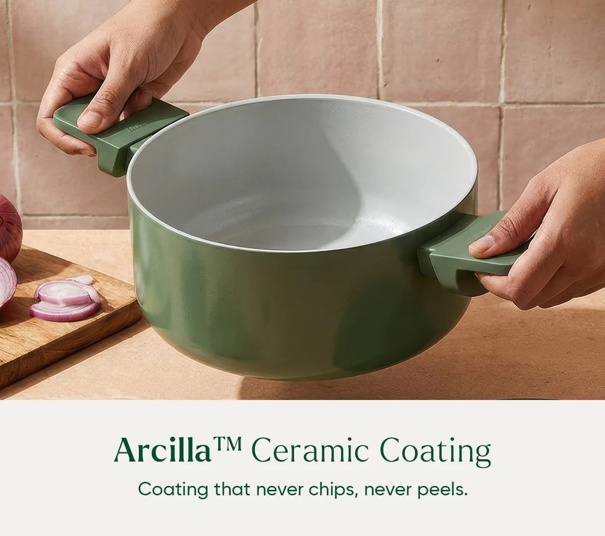 Ember Mini Dutch Oven 20cm Soft-Touch Handle Ceramic Non-Stick