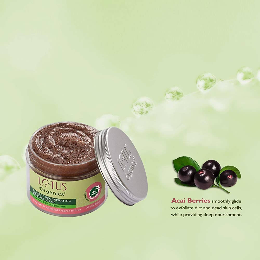 Lotus Organics+ Holistic Regenerating Exfoliator - 100 gms