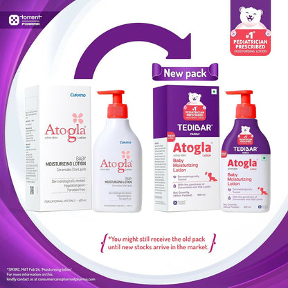 Tedibar Atogla Baby Moisturising Lotion for Baby's Soft, Gentle & Supple Skin
