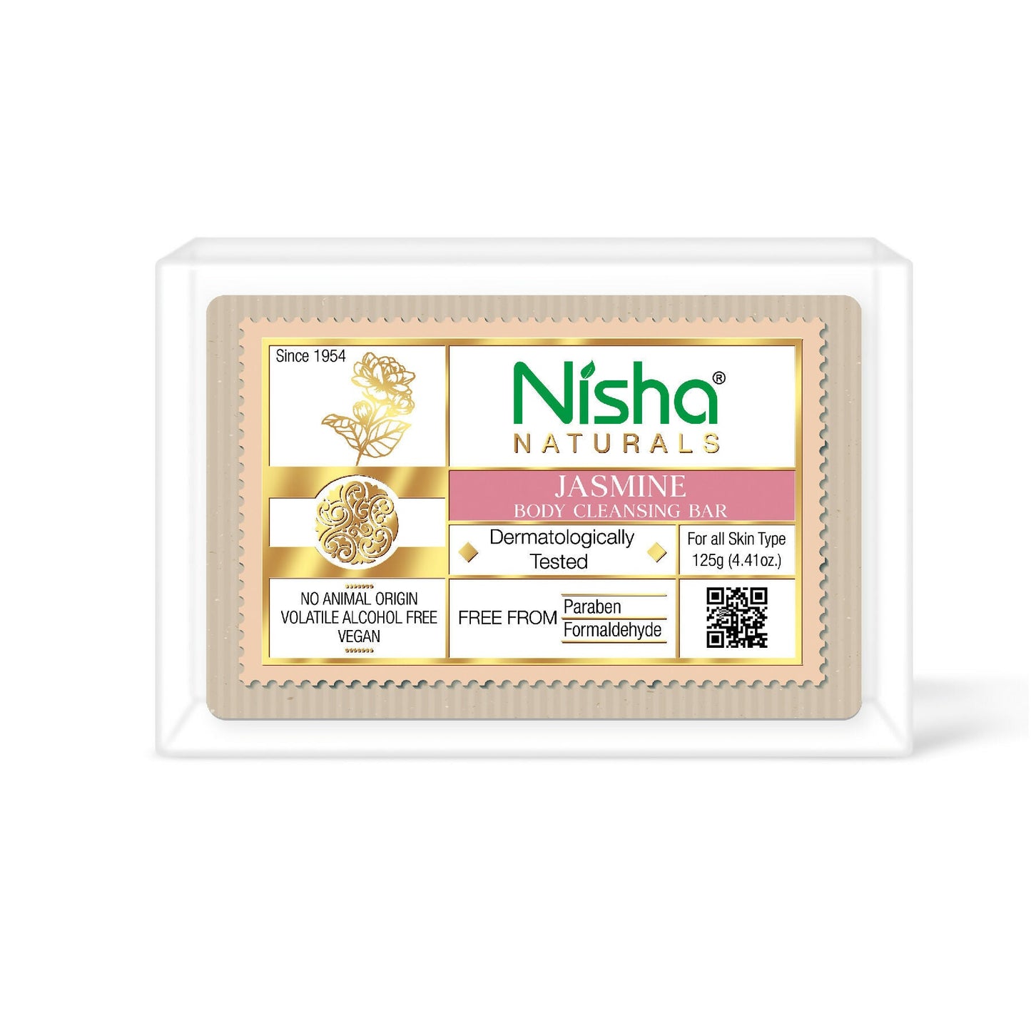 Nisha Jasmine Body Cleansing Soap Bar