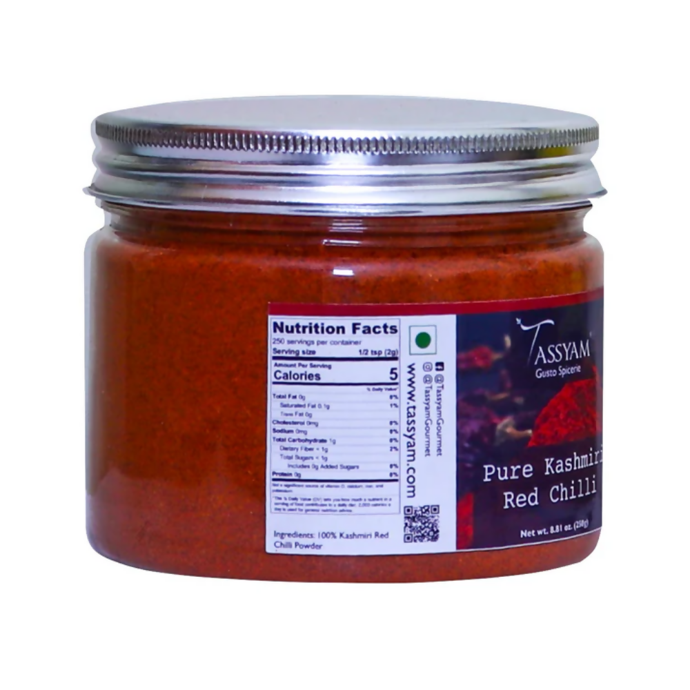 Tassyam Organics Pure Kashmiri Red Chilli Powder