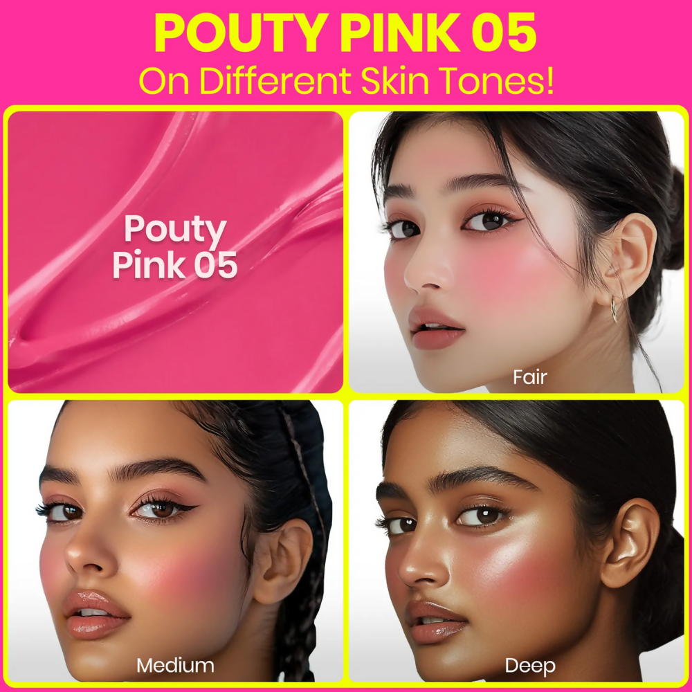 NY Bae Dewy Creme Blush – Pouty Pink 05
