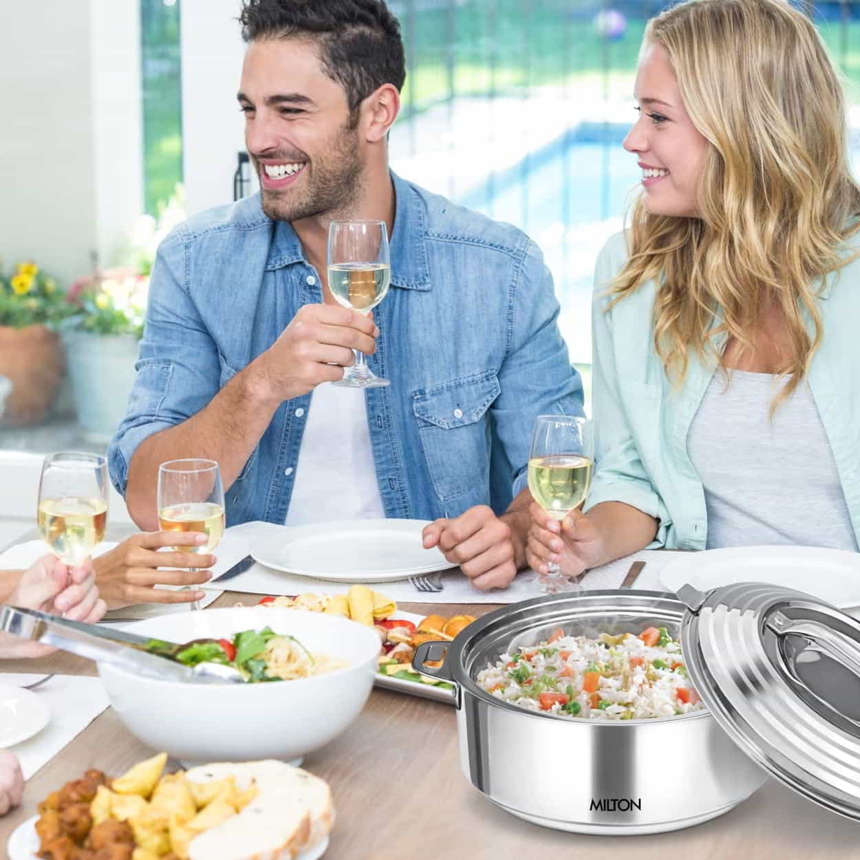 Milton Galaxia Stainless Steel Casserole