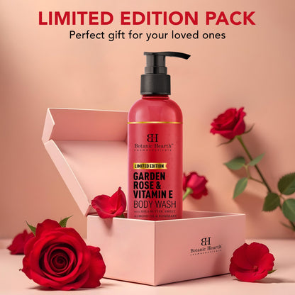 Botanic Hearth Garden Rose & Vitamin E Body Wash
