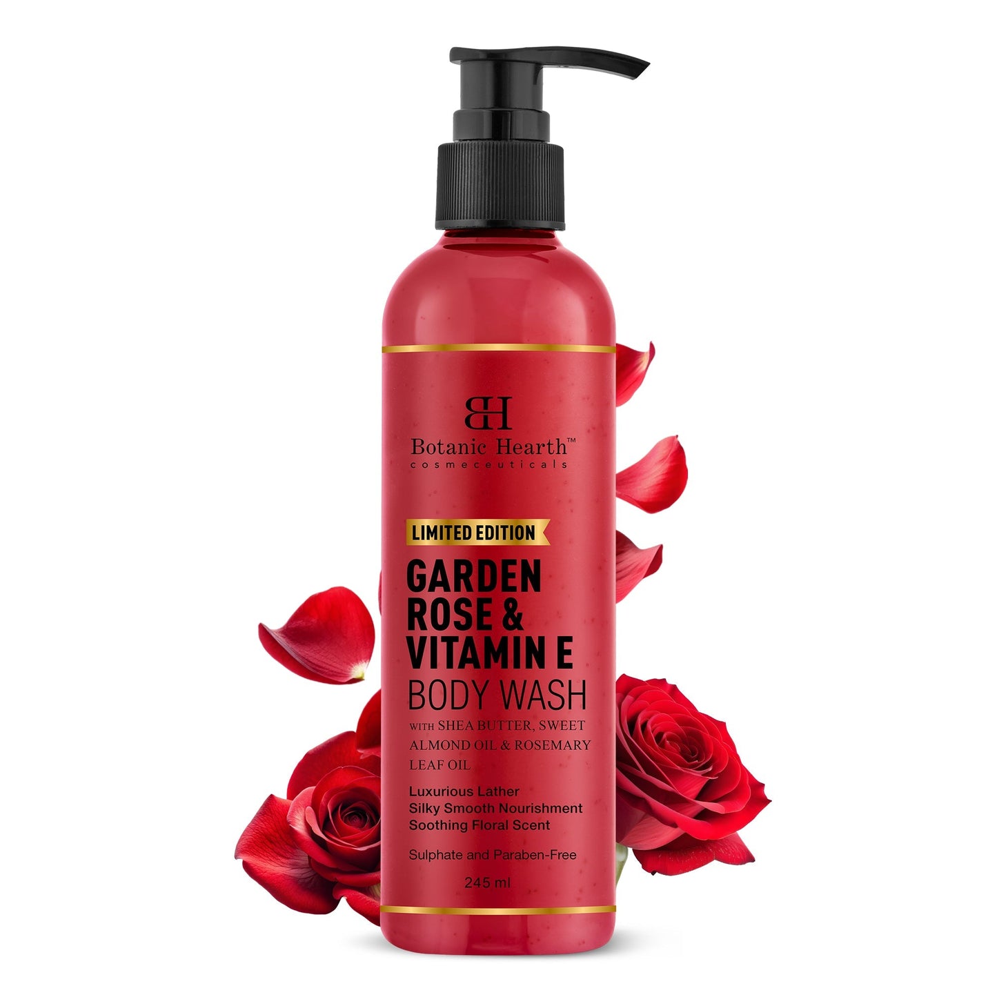 Botanic Hearth Garden Rose & Vitamin E Body Wash