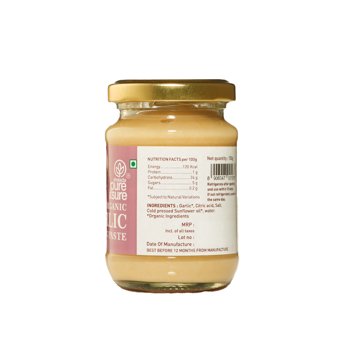 Pure & Sure Organic Garlic Paste