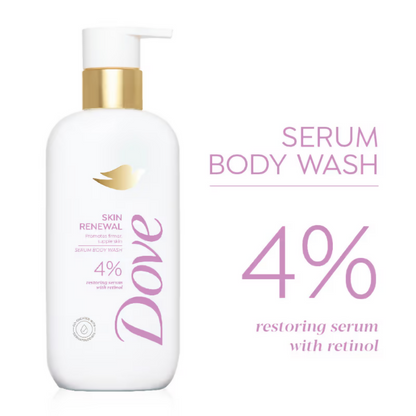 Dove 4% Restoring Serum With Retinol Skin Renewal Bodywash