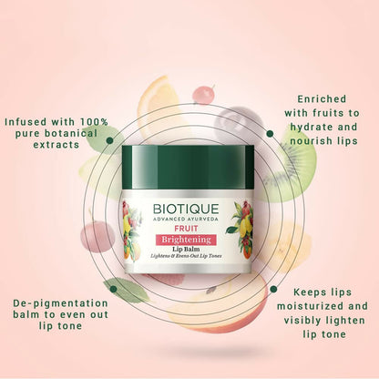 Biotique Fruit Whitening/Brightening Lip Balm