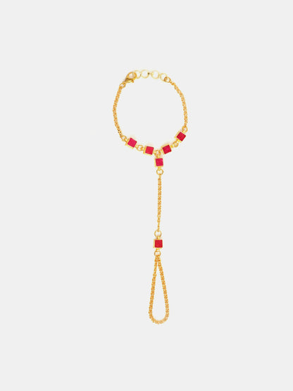 Ruby Raang Stone Embedded Handler