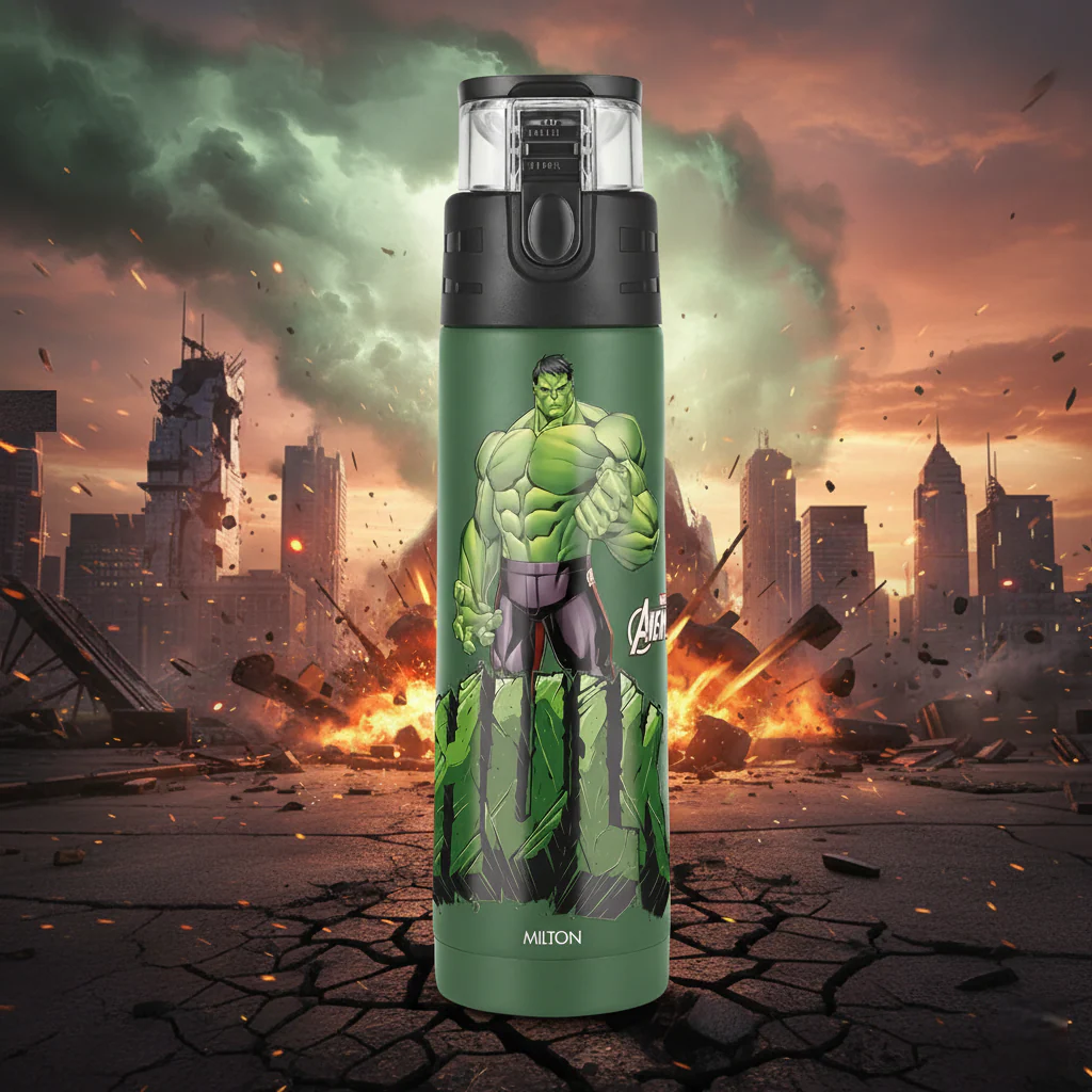 Milton Marvel Mighty Hulk Thermosteel Bottle - 750ml