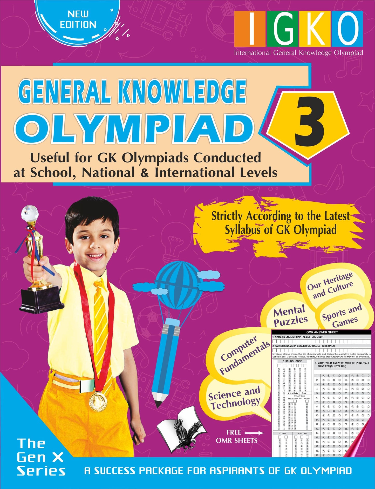International General Knowledge Olympiad - Class 3(With OMR Sheets) by Varsha Batra