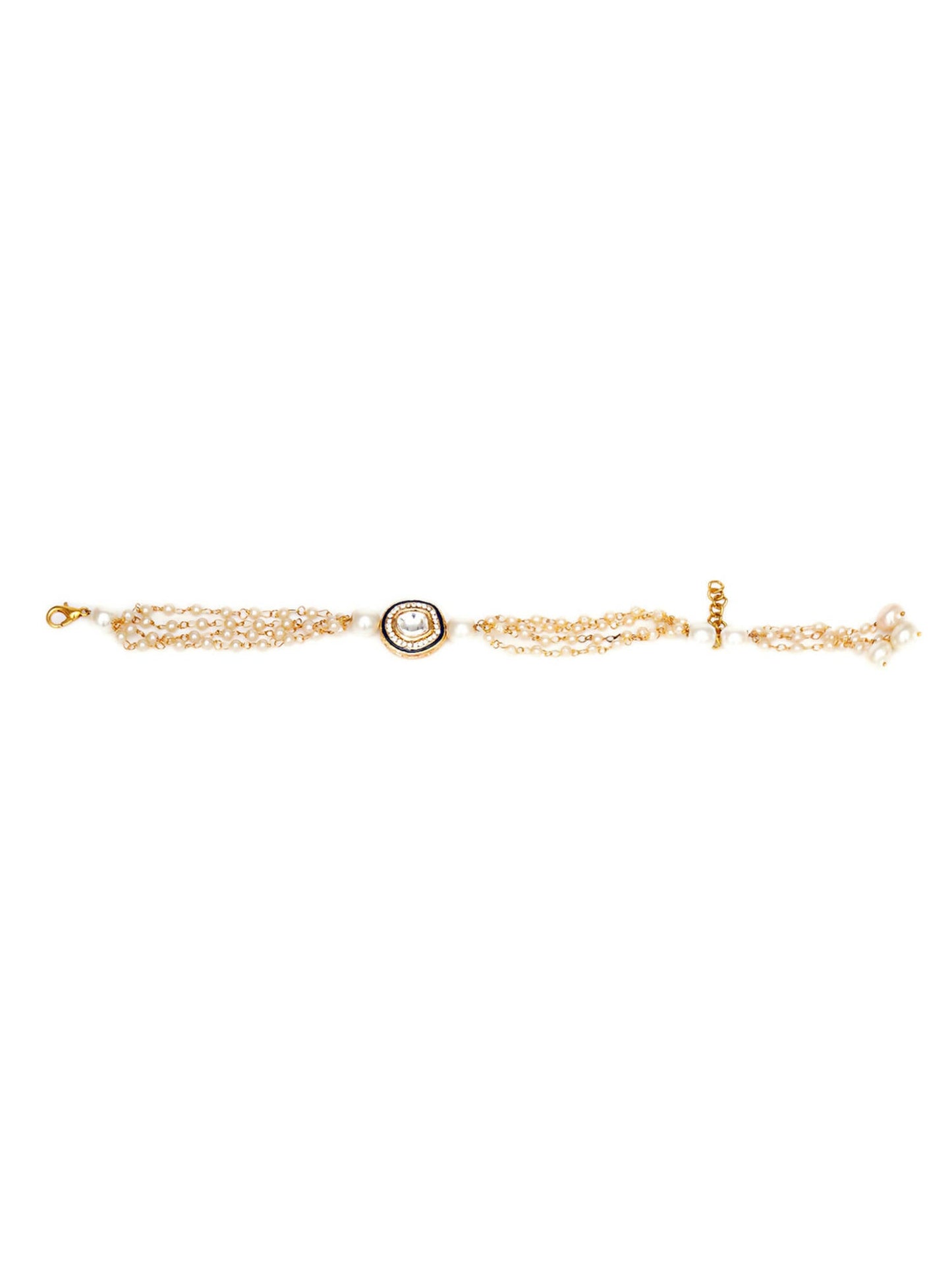 Designer kundan Rakhi - Ruby Raang