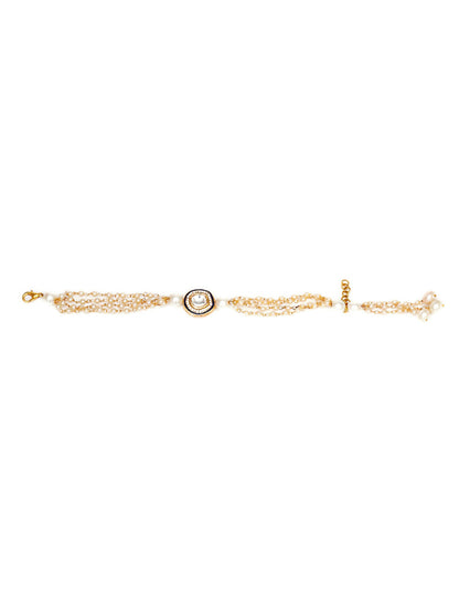 Designer kundan Rakhi - Ruby Raang