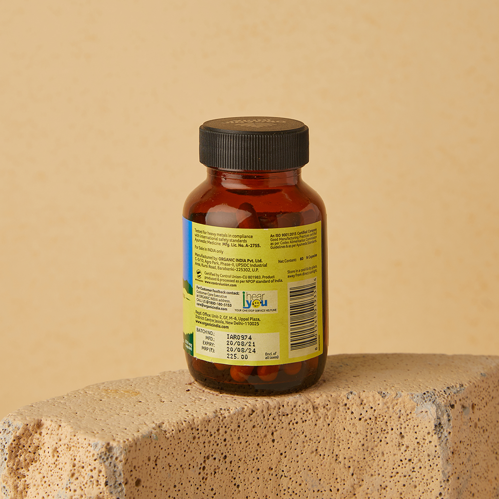 Organic Inida Giloy Capsules - 60 Cap