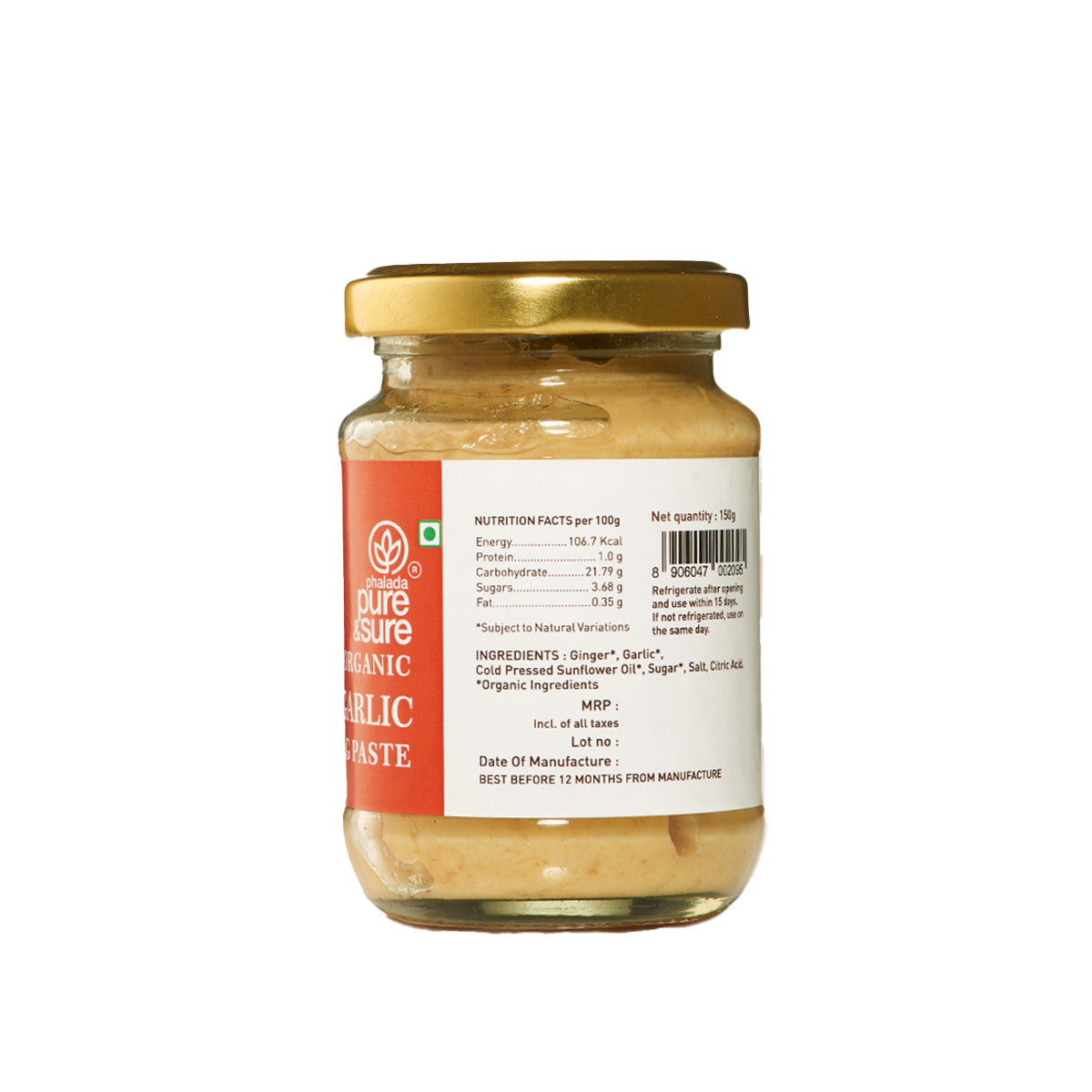 Pure & Sure Organic Ginger Garlic Paste