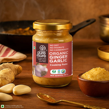 Pure & Sure Organic Ginger Garlic Paste