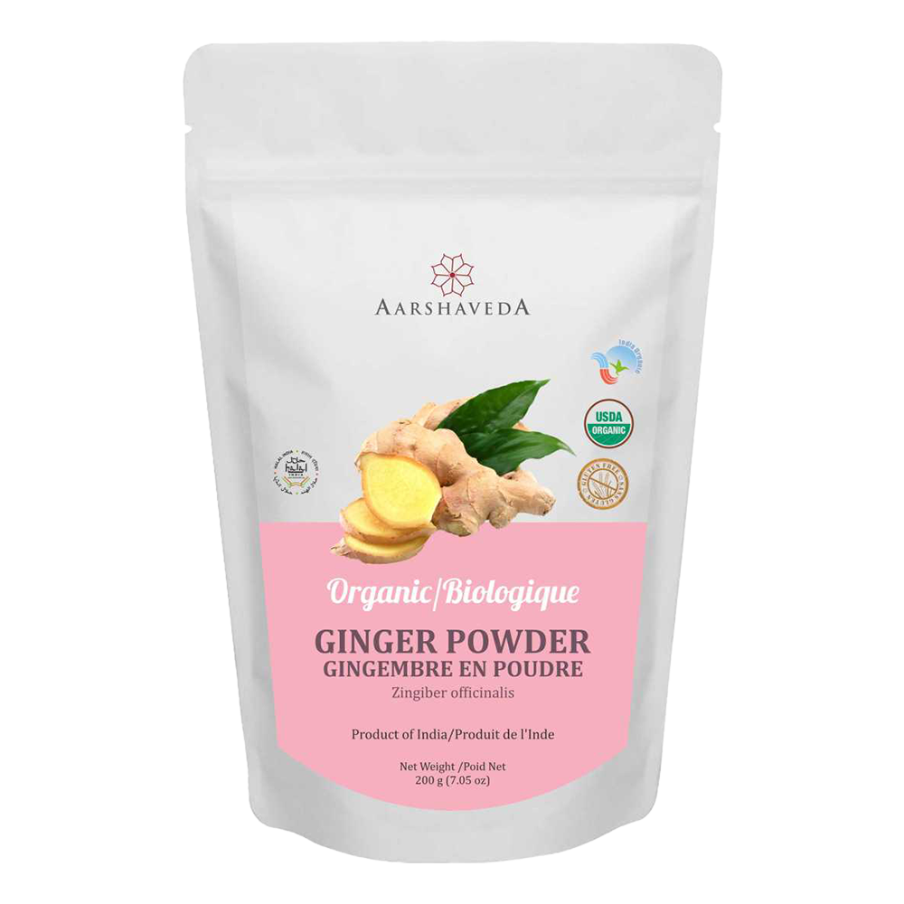 Aarshaveda Organic Ginger Powder - 200 gms