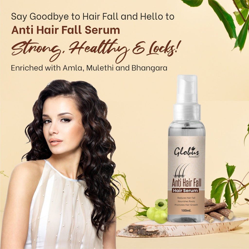 Globus Naturals Remedies Anti Hair Fall Hair Serum - 100 ml