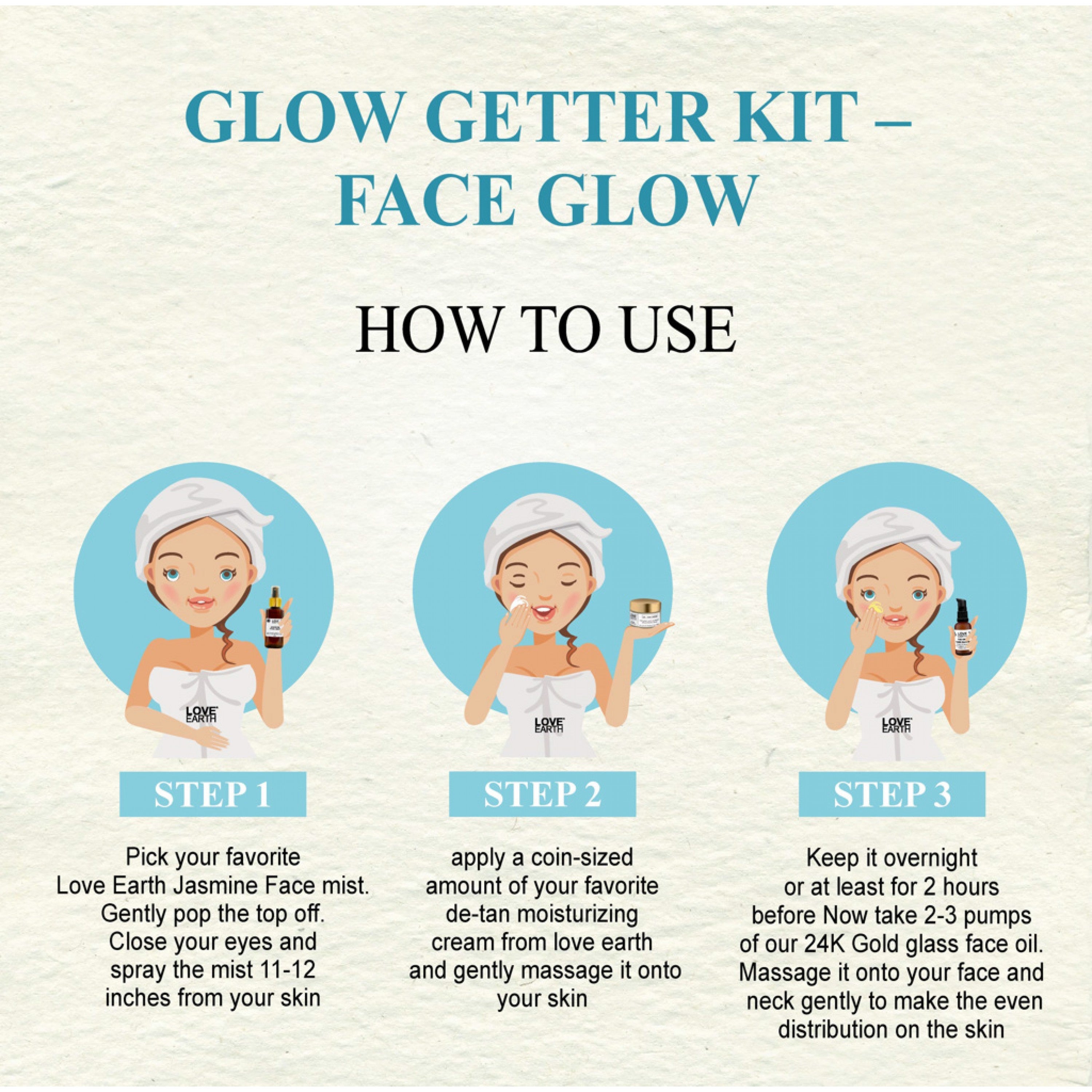Love Earth Glow Getter Kit – Face Glow