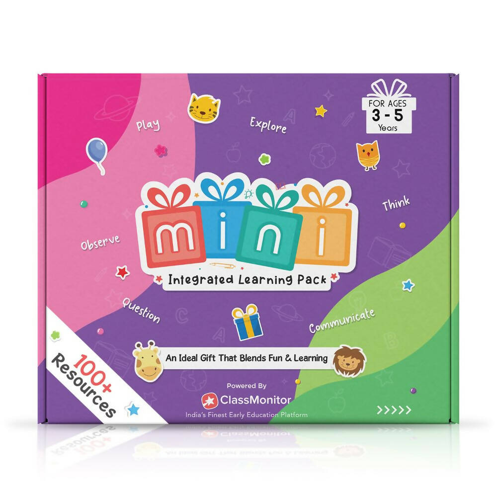 ClassMonitor Mini Learning Kit with Free Mobile App 14+ Learning & Education Topics for Preschool Learning Activities for Age 3 - 5 Years