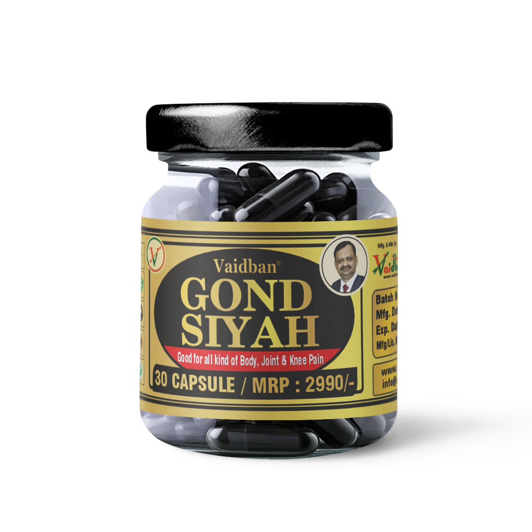 Vaidban Gond Siyah Capsule 500 mg - 30 Caps