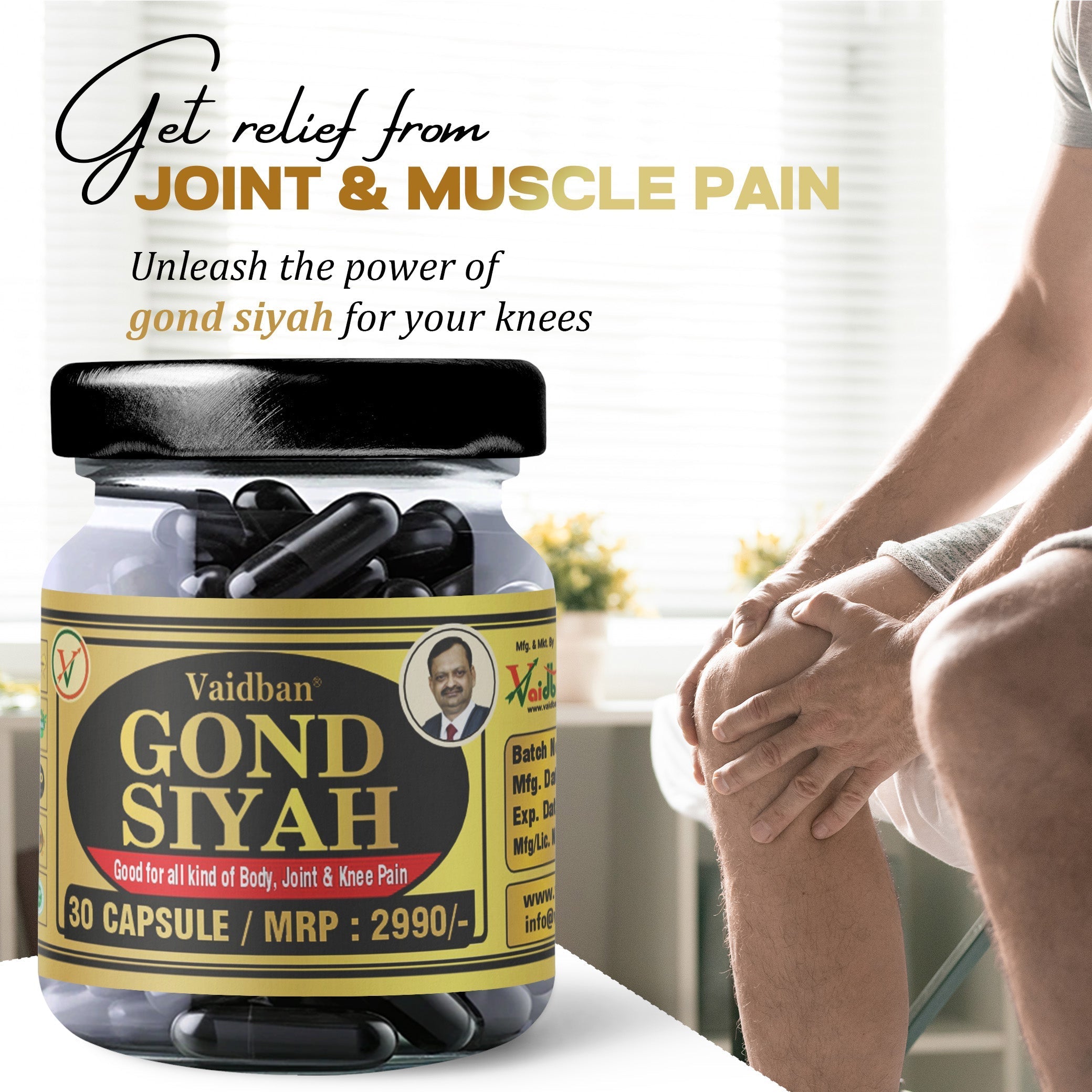 Vaidban Gond Siyah Capsule 500 mg - 30 Caps