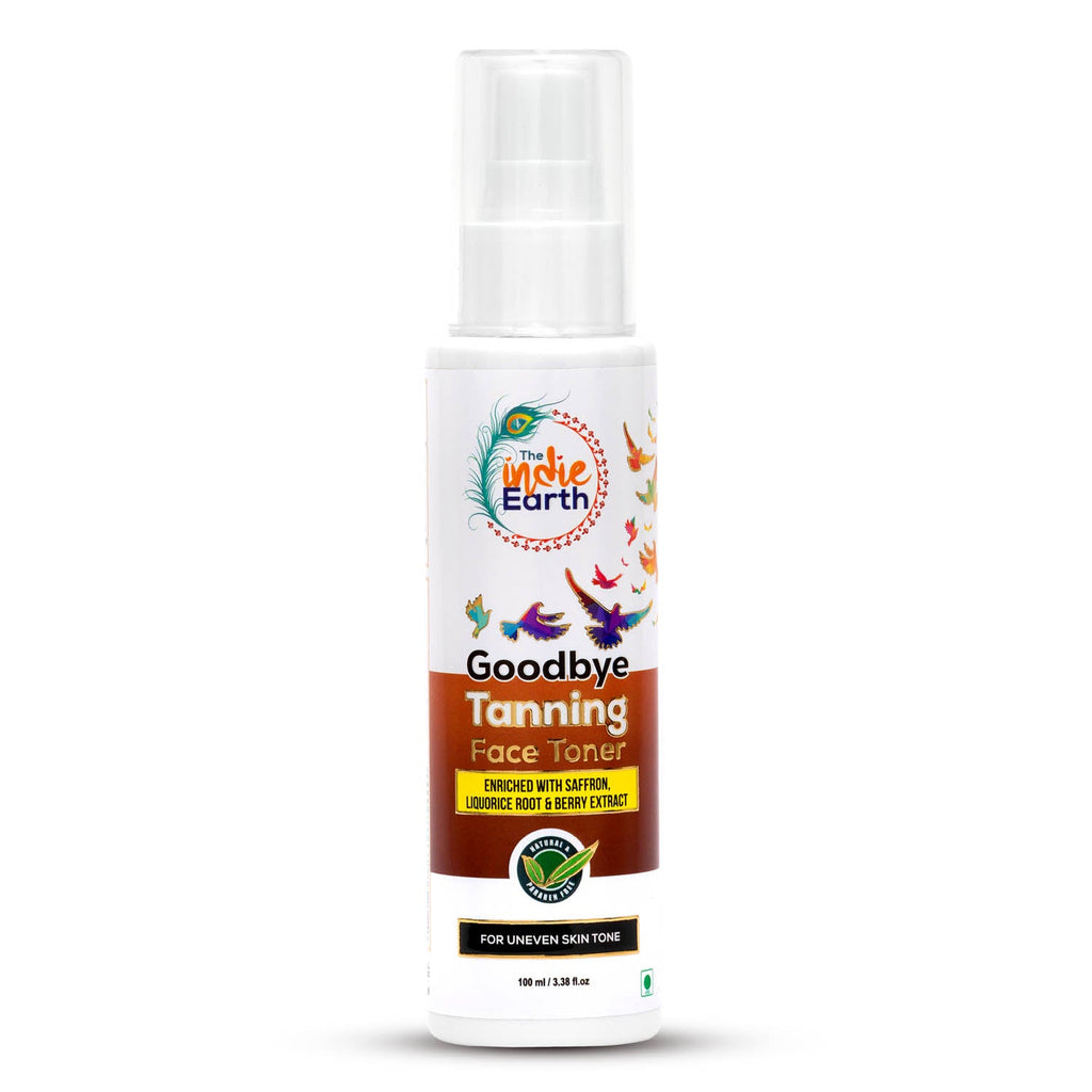The Indie Earth Goodbye Tanning Face Toner - 100 ml