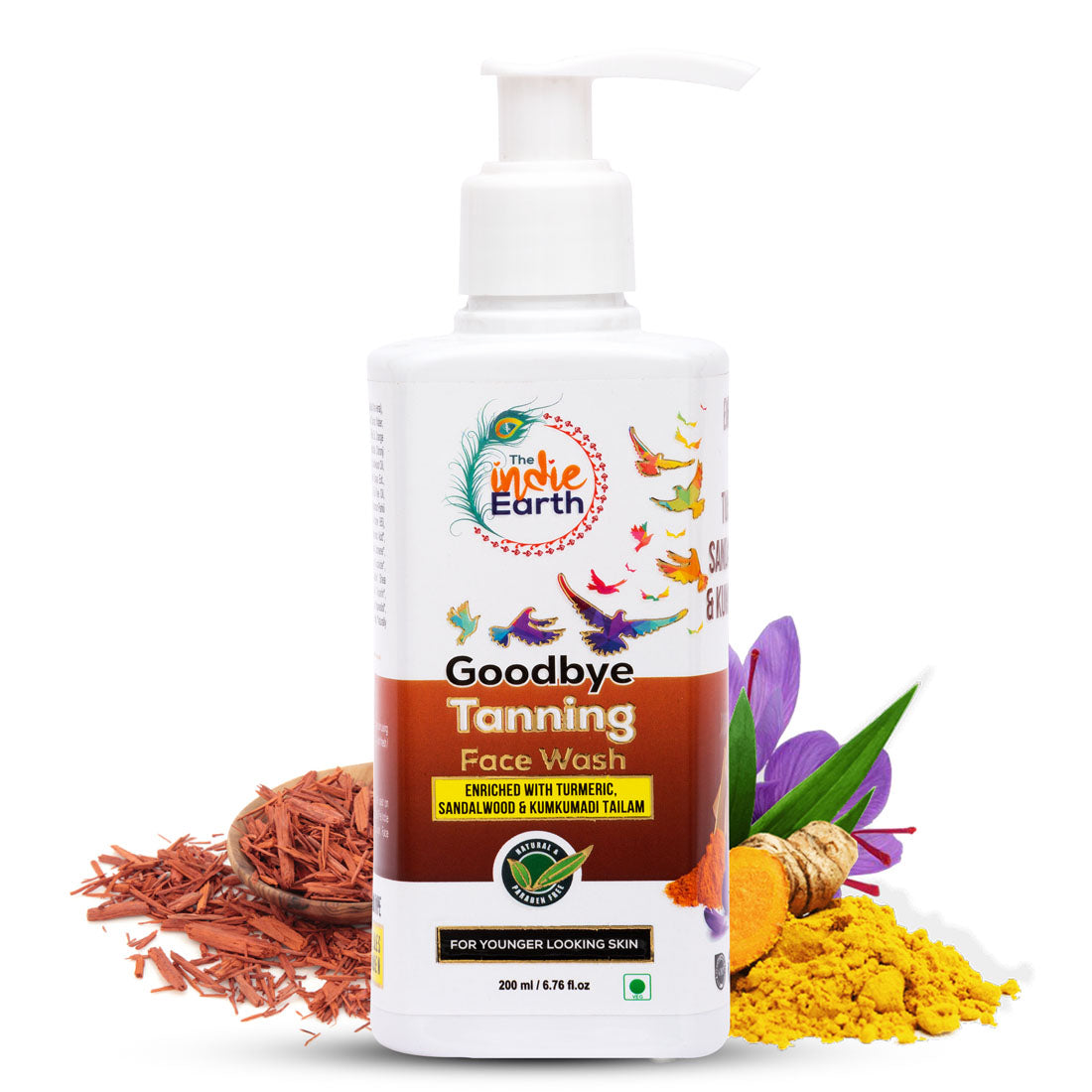 The Indie Earth Goodbye Tanning Face Wash - 200 ml
