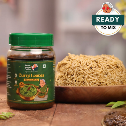 Sweet Karam Coffee Curry Leaves Rice Mix Paste (Ready in Minutes)