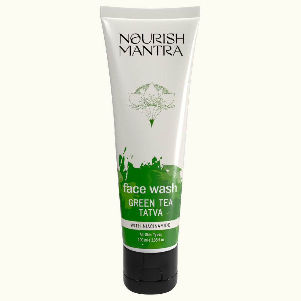 Nourish Mantra Green Tea Face Wash - 100 ml