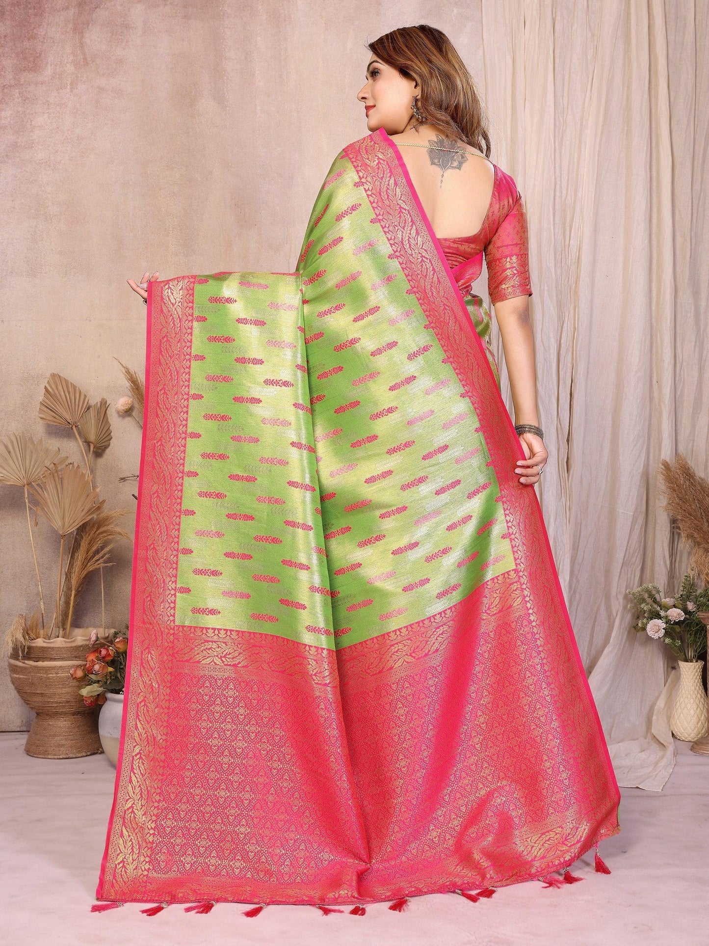Anaita Banarasi Tissue Silk Saree