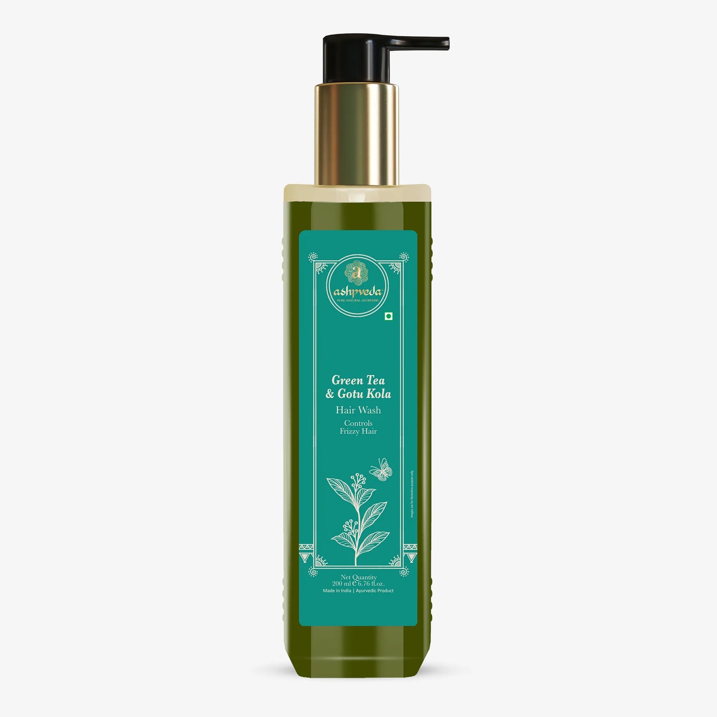 Ashpveda Green Tea & Gotukola Hair Wash