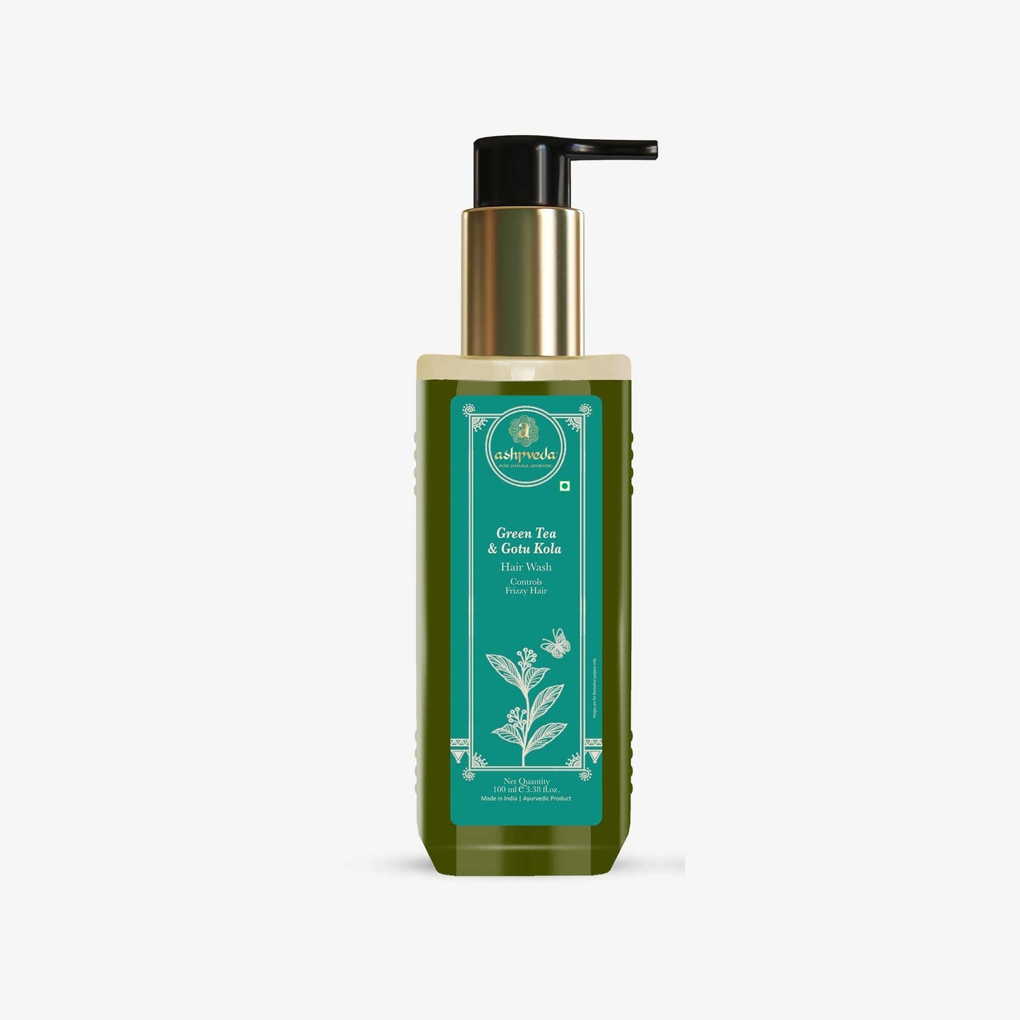 Ashpveda Green Tea & Gotukola Hair Wash