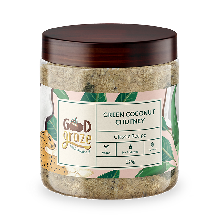 Good Graze Green Chilli Coconut Chutney Powder - 125 gms