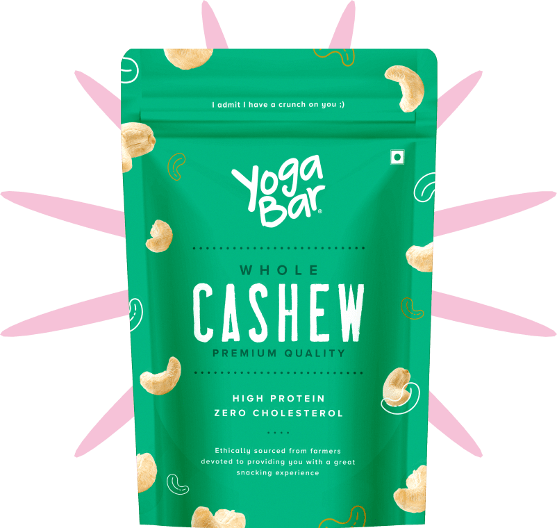 Yogabar Whole Cashews  - 200 gms