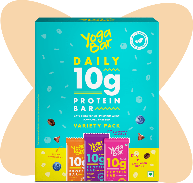Yogabar Variety Pack 10g Protein Bar