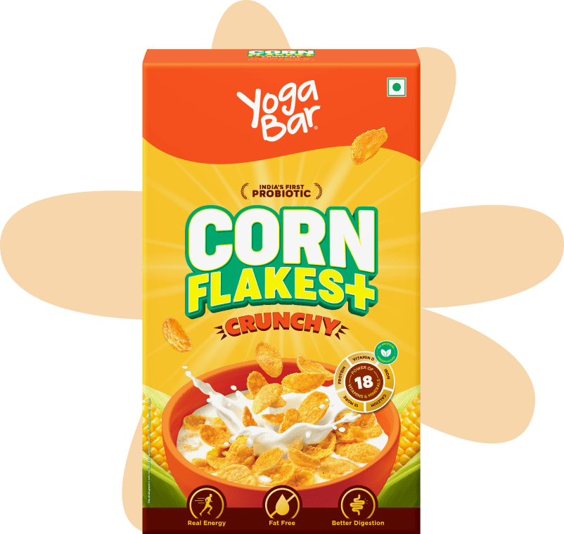 Yogabar Corn Flakes Plain & Crunchy - 425 gms