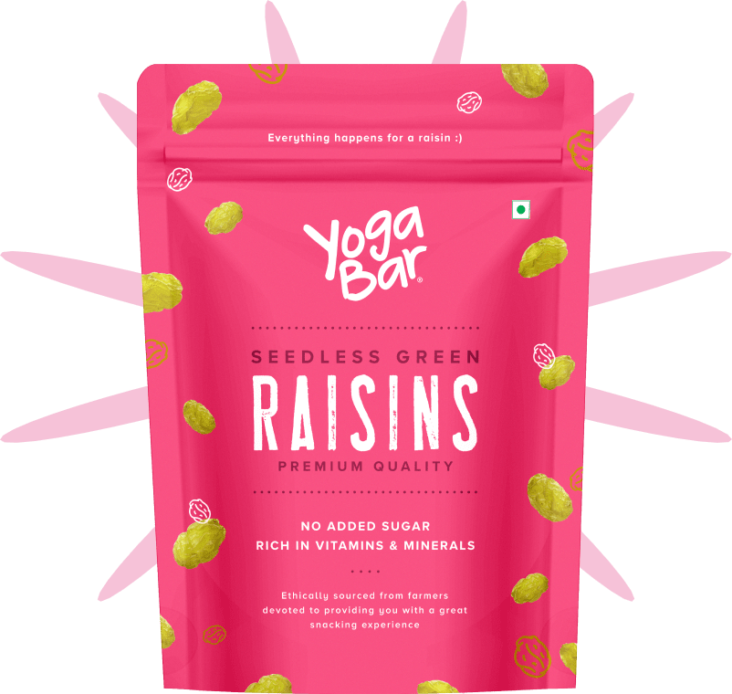 Yogabar Green Raisins - 500 gms