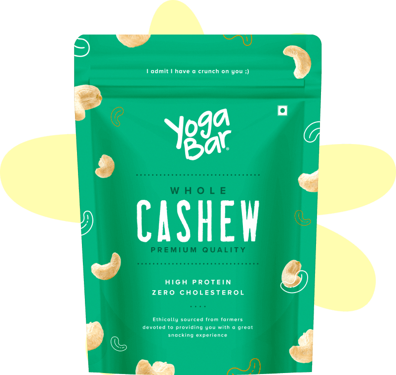 Yogabar Whole Cashews - 500 gms