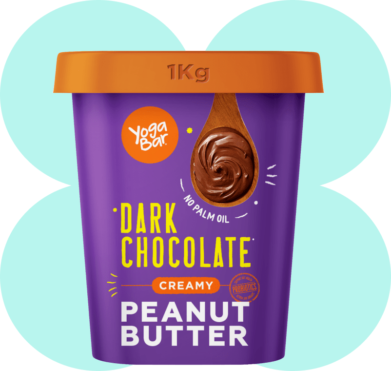 Yogabar Creamy Dark Chocolate Peanut Butter with Probiotics - 1 kg