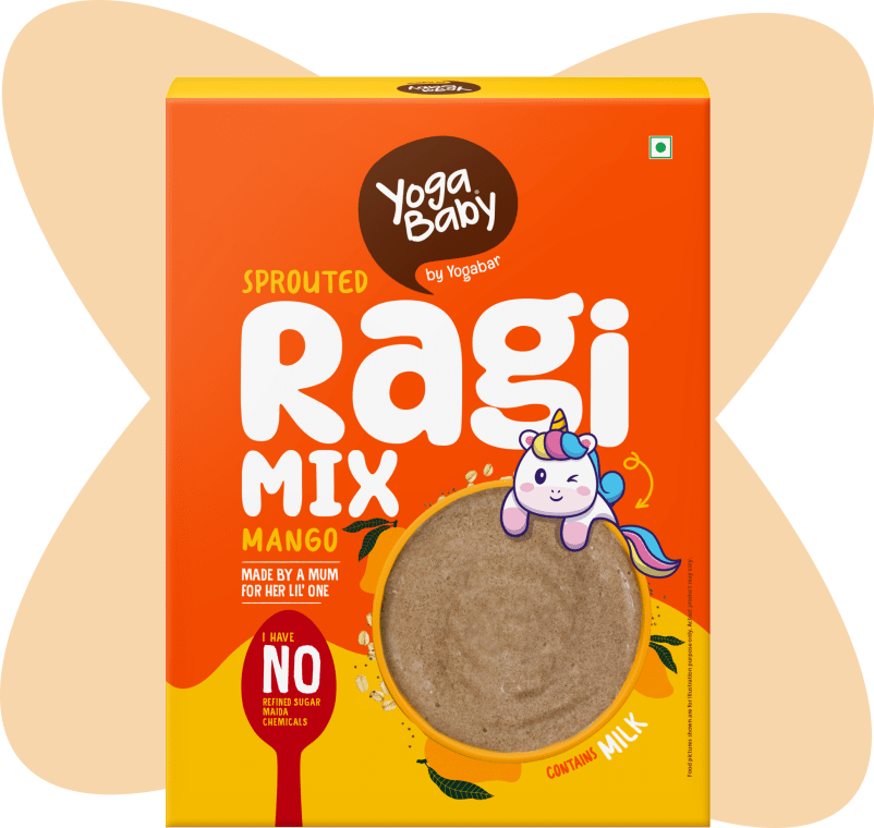 Yogabar Sprouted Ragi Mix Mango - 200 gms