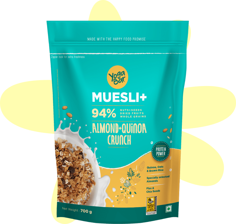 Yogabar Almond Quinoa Muesli - 700 gms